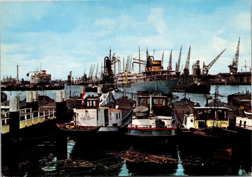 Havengezicht - Rotterdam, Verzenden, 1960 tot 1980, Ongelopen, Zuid-Holland