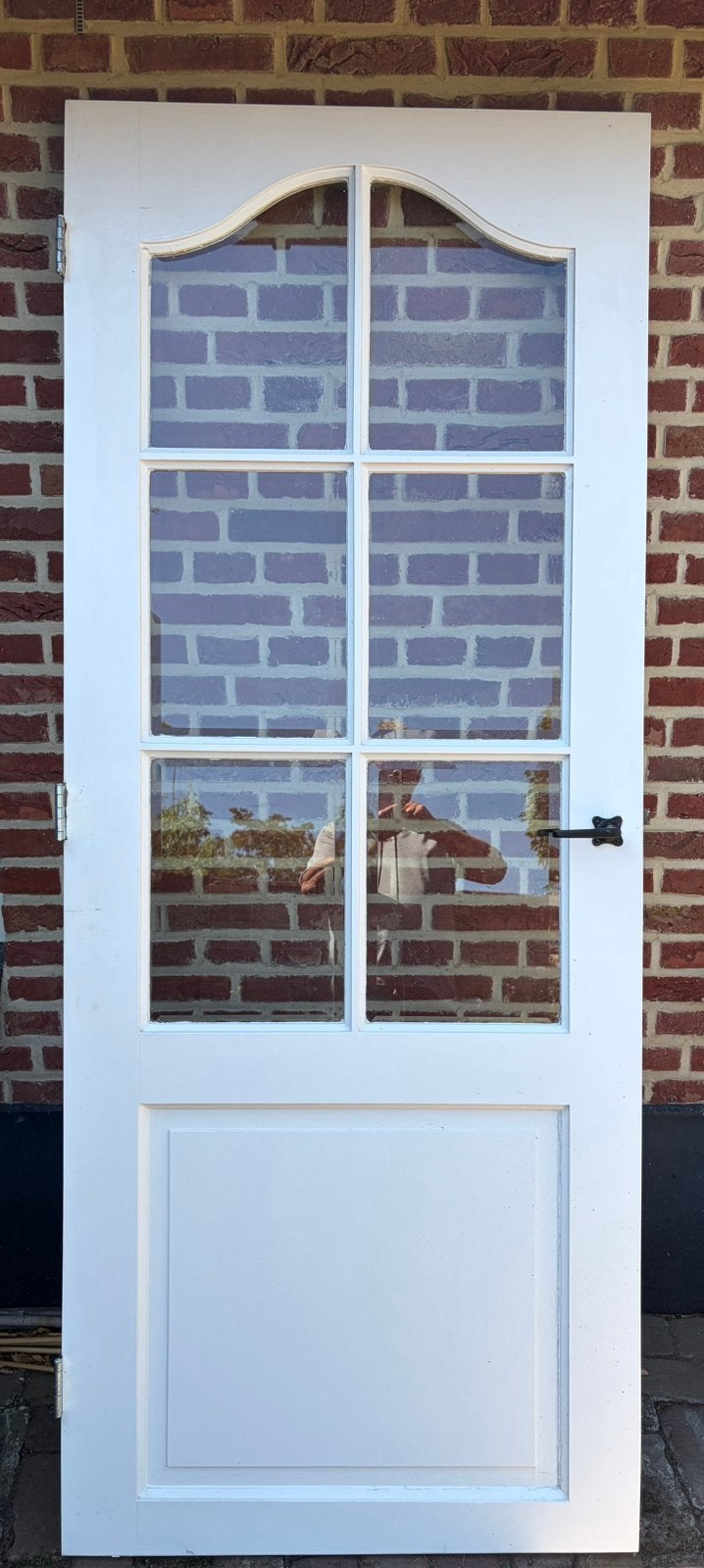 Luxe binnendeur met facetglas, 200,55 x 82,50 x 40, Doe-het-zelf en Verbouw, Deuren en Horren, Ophalen, 80 tot 100 cm, Binnendeur