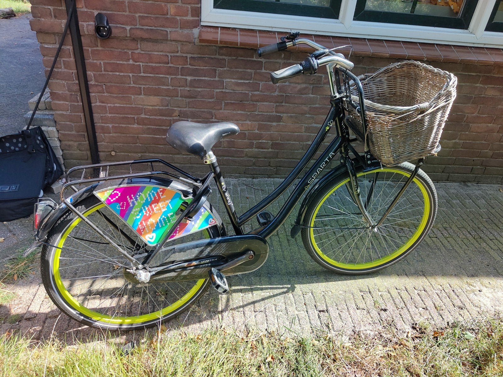 Meisjesfiets omafiets Sparta Grannys, Ophalen, Sparta, Gebruikt, Velgrem