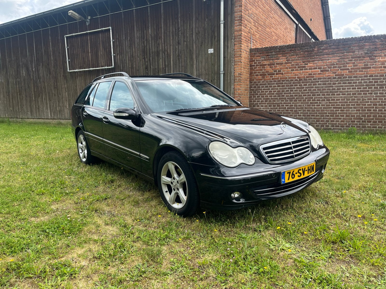 Mercedes-Benz C-Klasse 1.8 C180 Kompr Combi AUT 2006 Zwart, Automaat, Achterwielaandrijving, 1796 cc, Zwart