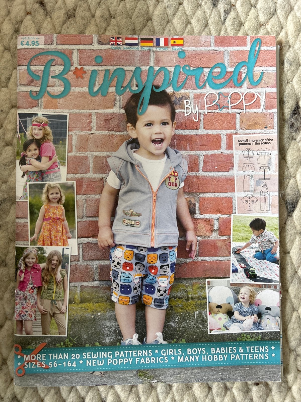B*inspired By Poppy Naaipatronenboek Kinderkleding, Ophalen of Verzenden, Zo goed als nieuw, Overige typen