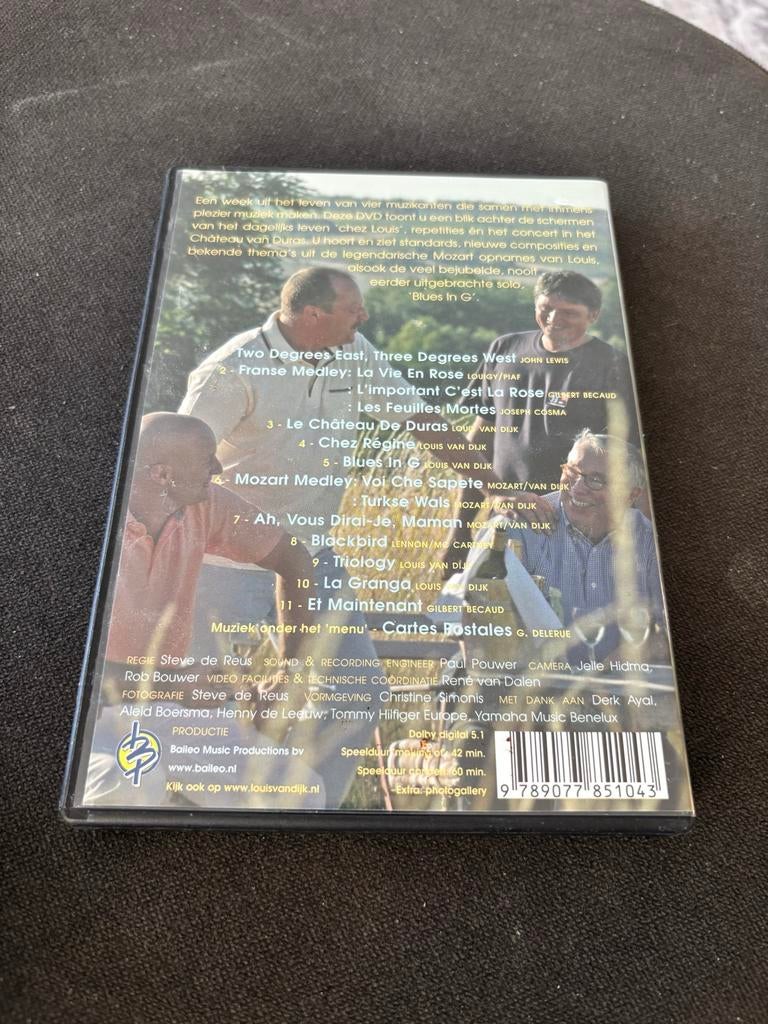 Chez Louis - Louis van Dijk DVD (Jazz, Piano), Alle leeftijden, Ophalen of Verzenden, Gebruikt, Muziek en Concerten