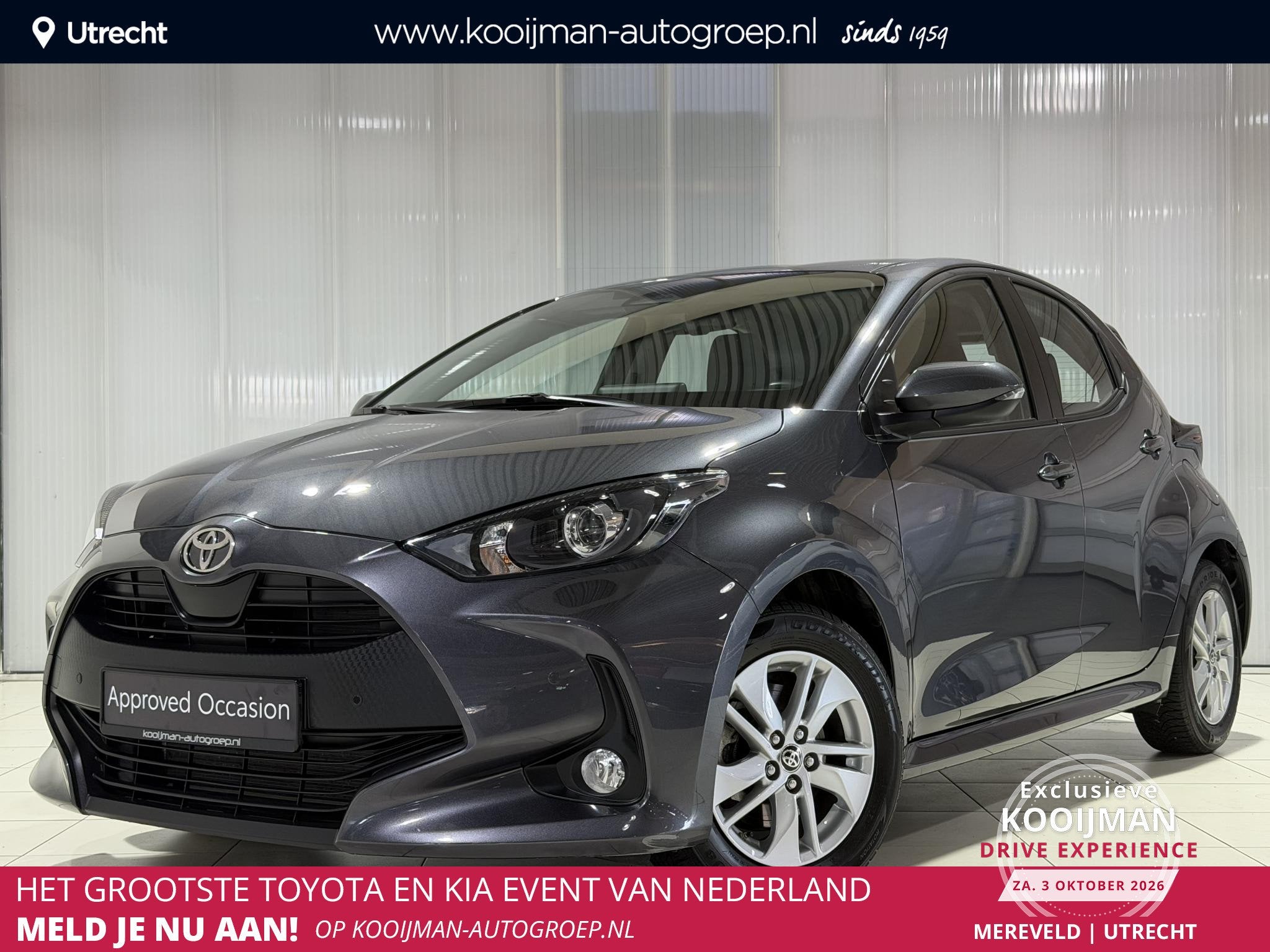 Toyota Yaris 1.5 Hybrid 115 Business Stoel/stuurwielverwarmi, Dealer onderhouden, Gebruikt, Euro 6, 116 pk