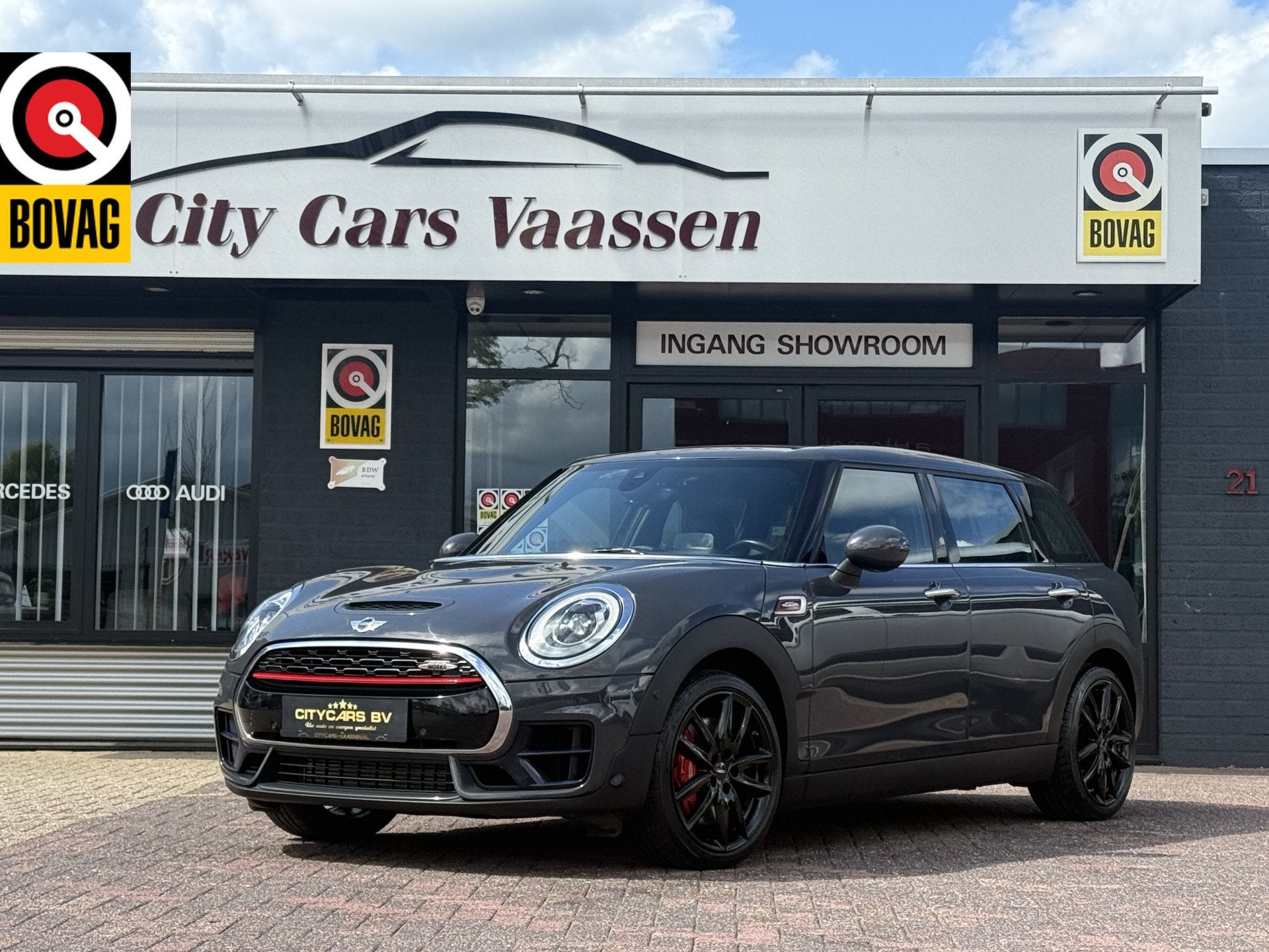 MINI Clubman 2.0 John Cooper Works ALL4 uniek! 232 pk navi c, Auto's, Mini, Keurmerk '100% Onderhouden', 232 pk, Gebruikt, 4 cilinders