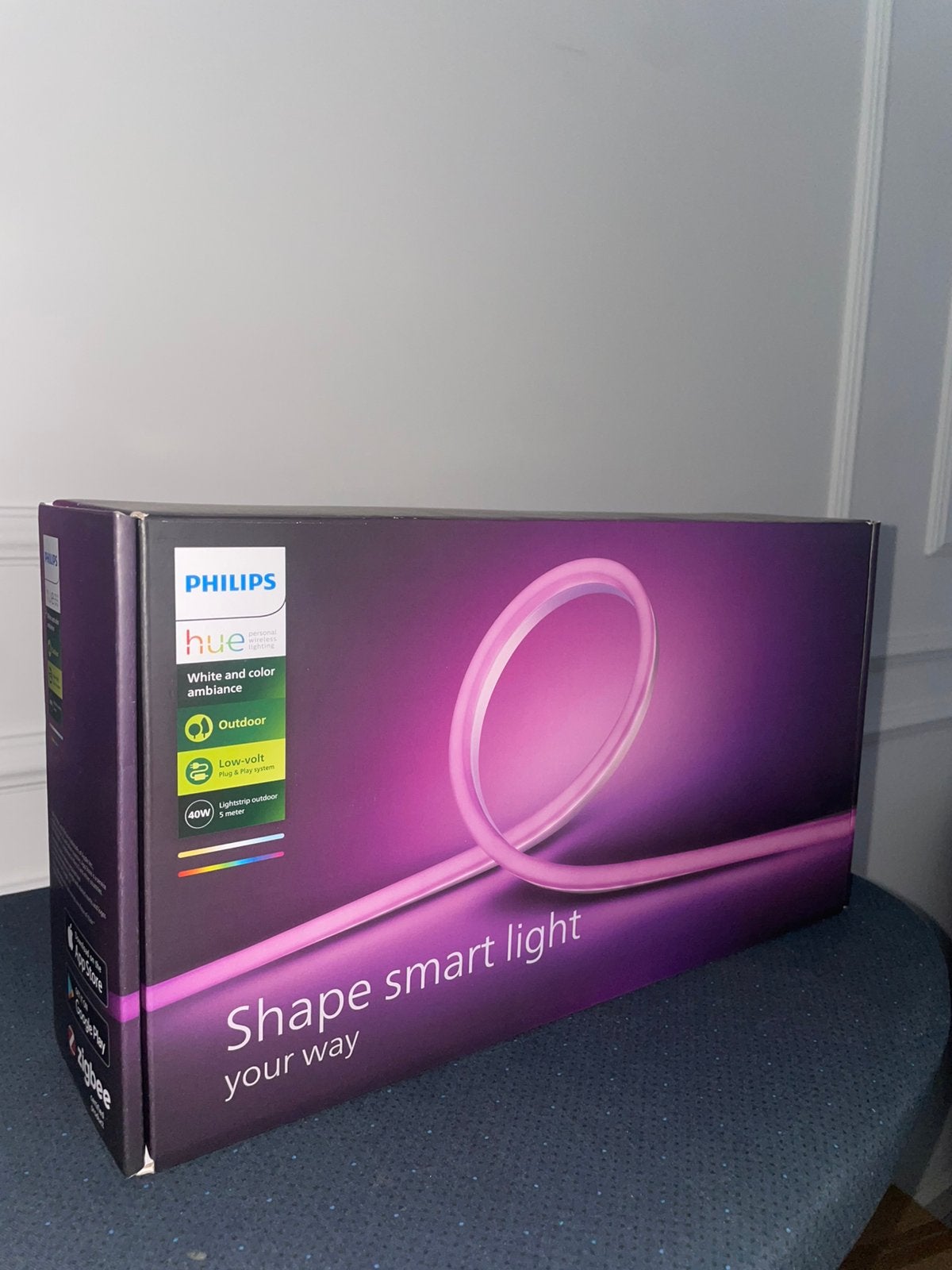 PHILIPS Hue White and Color Ambiance LED-strip Lightstrip, Ophalen of Verzenden, Zo goed als nieuw