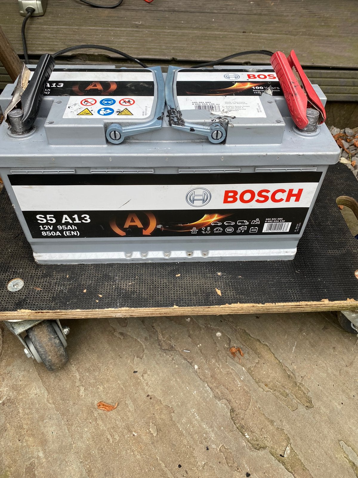 Bosch S5 A13 AGM auto accu 850A 95ah start stop 12v, Ophalen of Verzenden
