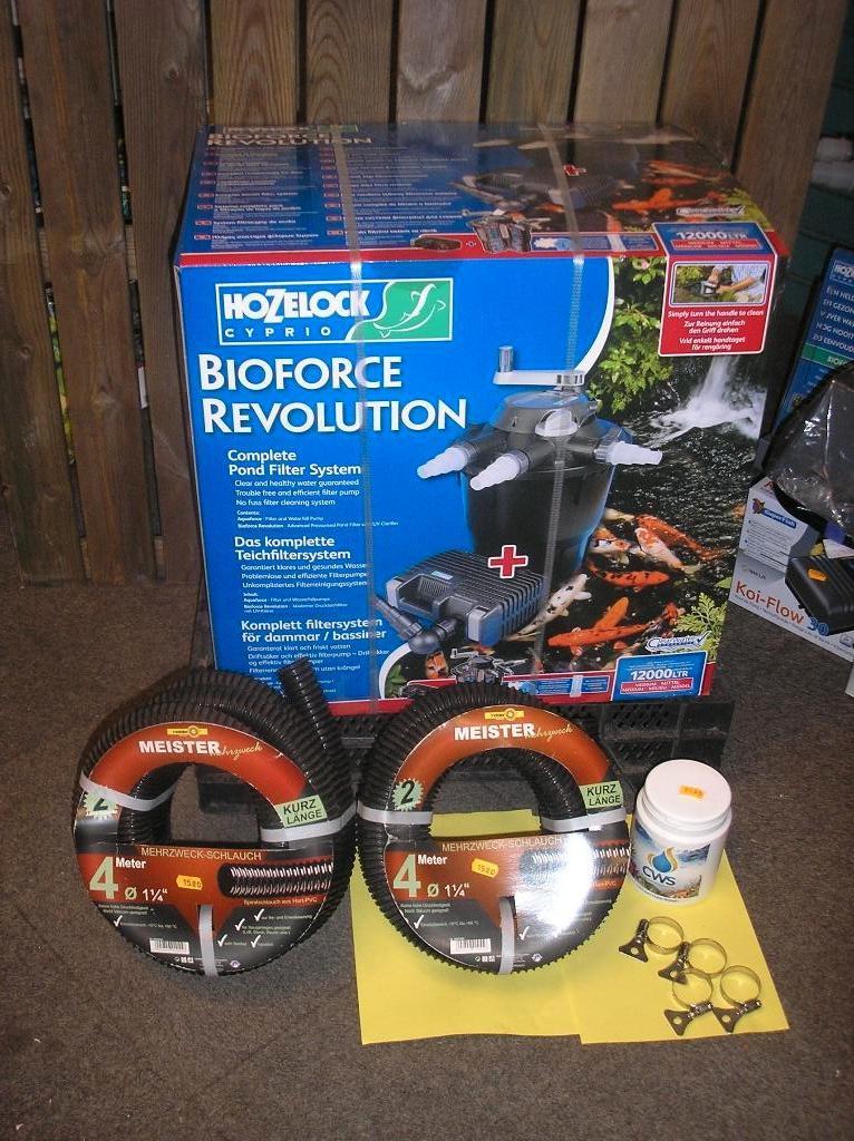 Hozelock  drukfilterset 12000, Tuin en Terras, Vijver-toebehoren, Ophalen, Nieuw, Vijverfilter
