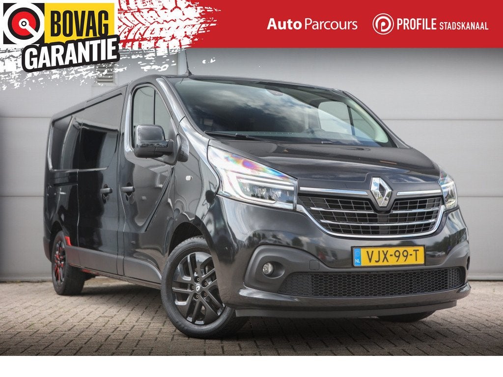 Renault Trafic 2.0 dCi T29 L2H1DCCo (bj 2021), Auto's, Gebruikt, Euro 6, Zwart, Origineel Nederlands