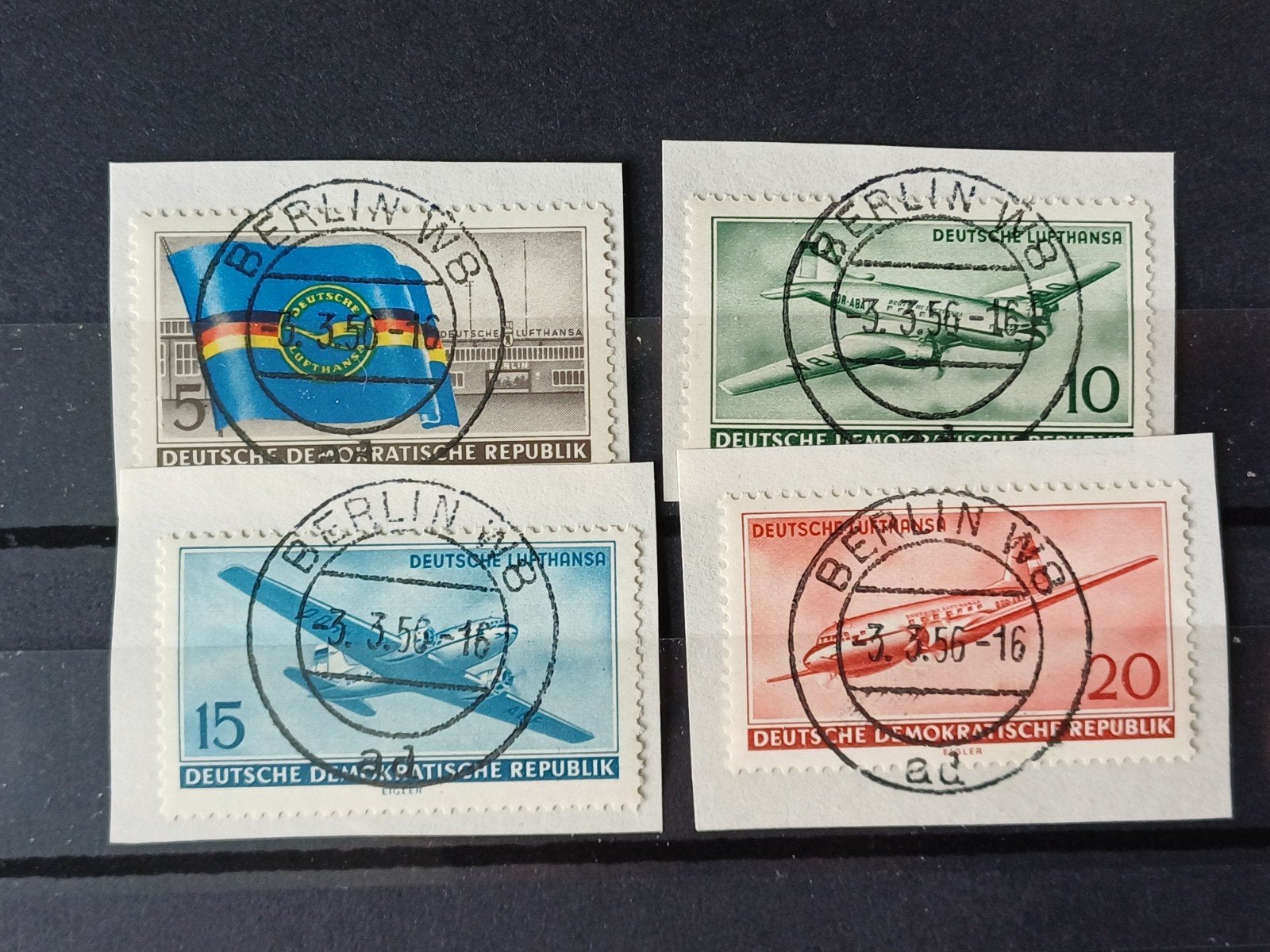 DDR 512-515 gestempeld, Ophalen of Verzenden, DDR, Gestempeld