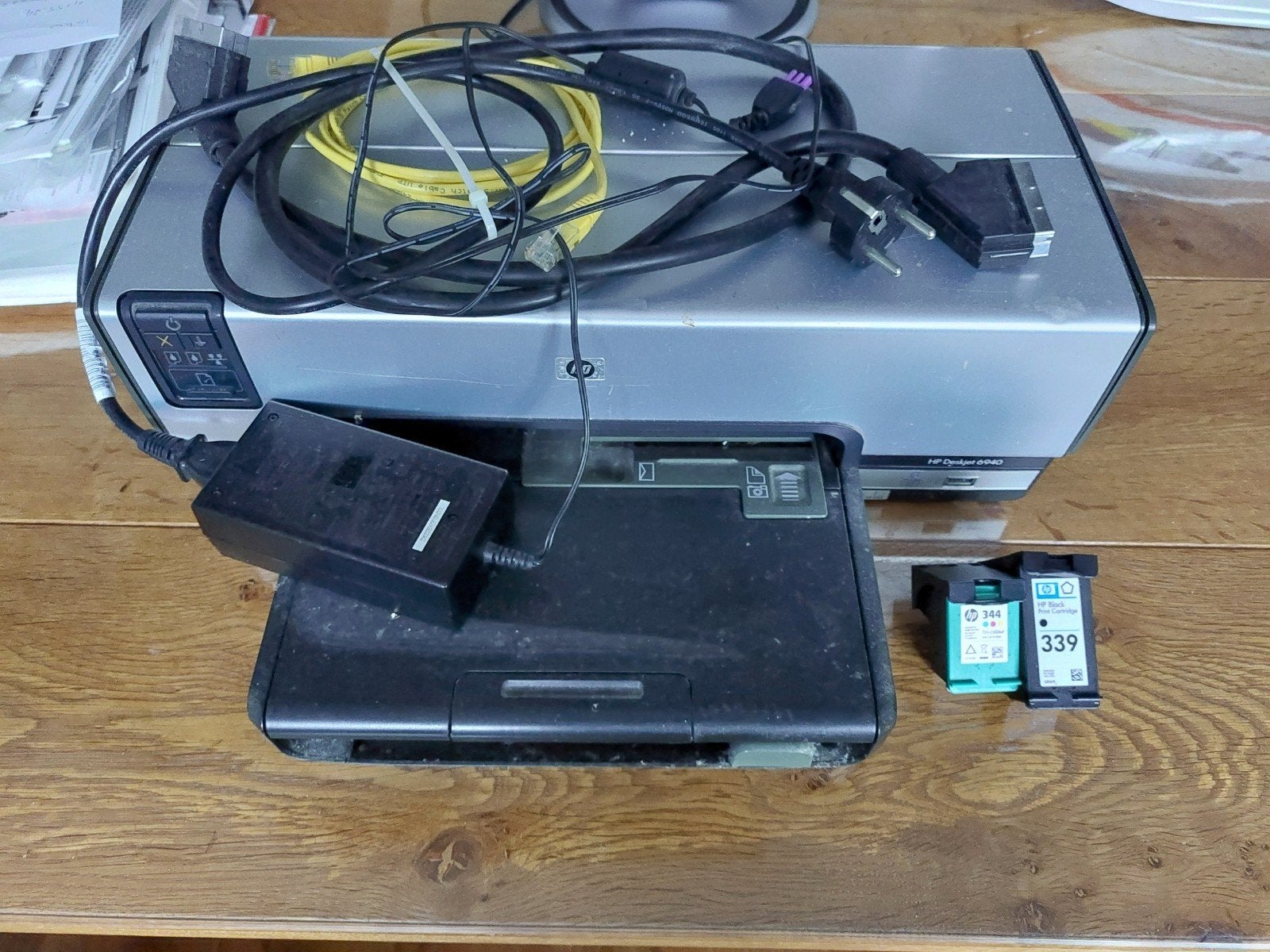 HP Deskjet 6940 Printer met cartridges en kabels, Gebruikt, Kleur printen, Printer, Inkjetprinter
