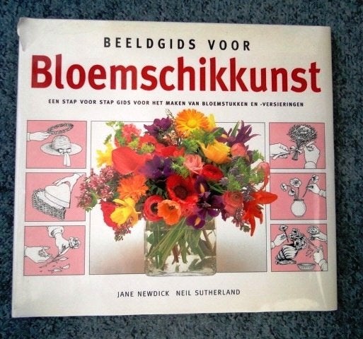 bloemschikken boek, Ophalen, Zo goed als nieuw, Bloemen, Planten en Bomen