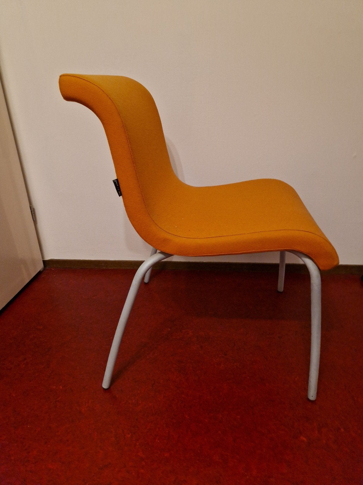 Oranje Gerard vd Berg " vlag stoel", Huis en Inrichting, Stoelen, Ophalen, Gebruikt, Overige kleuren, Stof