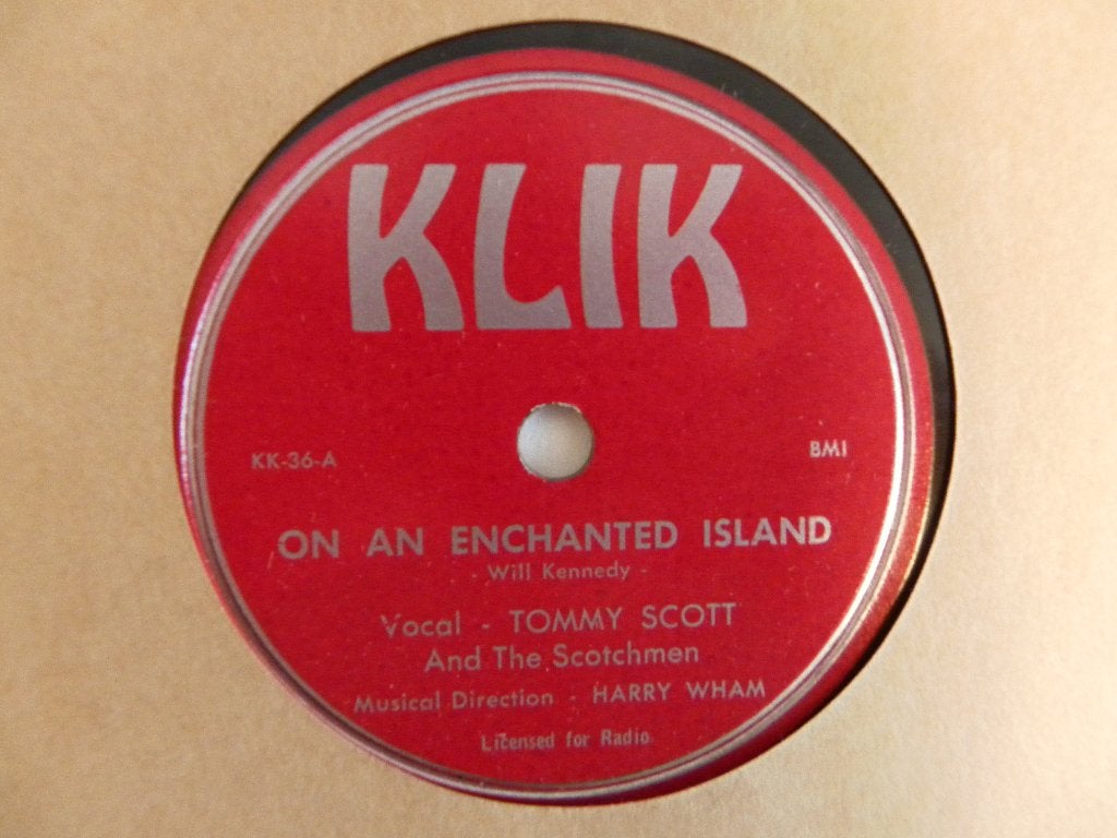 78 Toerenplaat Tommy Scott And The Scotchmen, Gebruikt, 10 inch, Ophalen of Verzenden, Overige typen