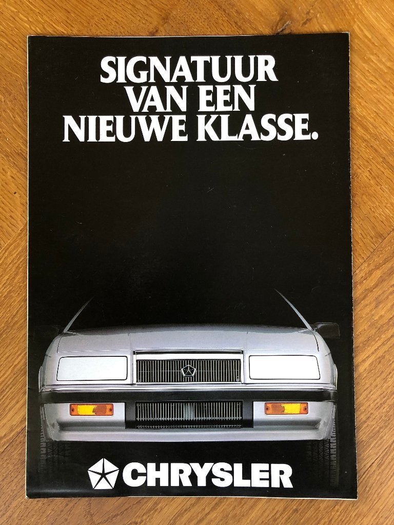 Chrysler - Jeep folder dun Signatuur van een nieuwe klasse., Verzenden, Nieuw, Overige merken, Chrysler
