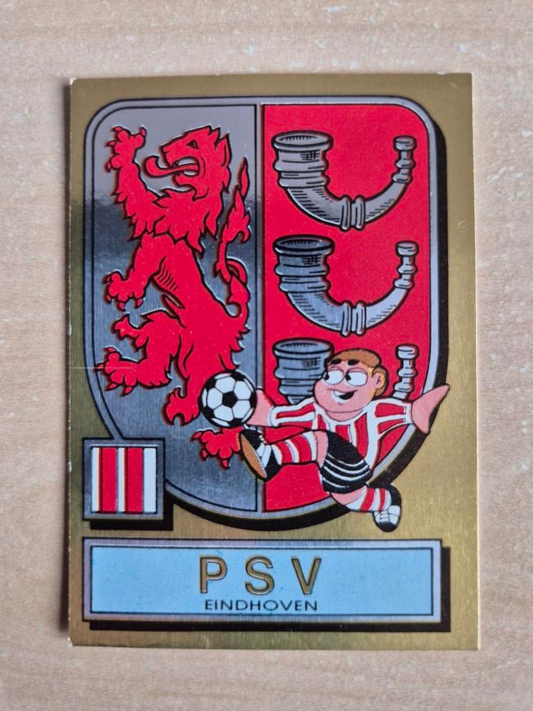 Panini Voetbal 82 Embleem PSV, Verzamelen, Ophalen of Verzenden