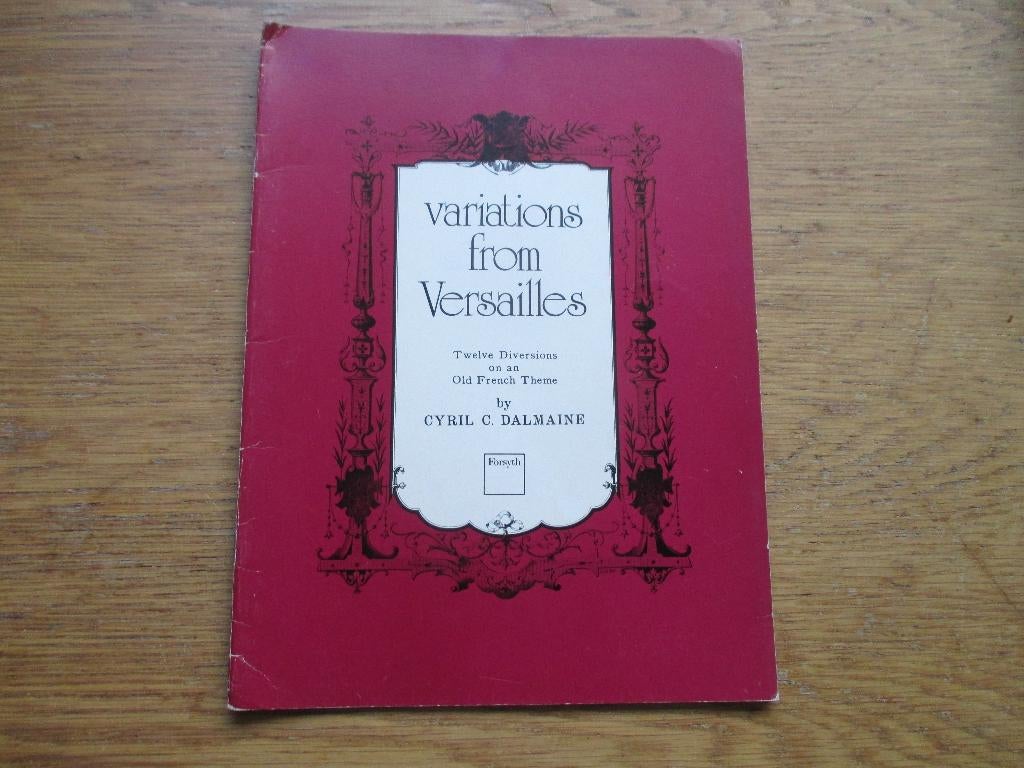 Cyril c. Dalmaine- variations from versailles - piano, Gebruikt, Klassiek, Ophalen of Verzenden, Artiest of Componist