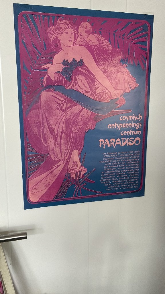 Paradiso posters, Ophalen, Rechthoekig Staand, Zo goed als nieuw, A1 t/m A3