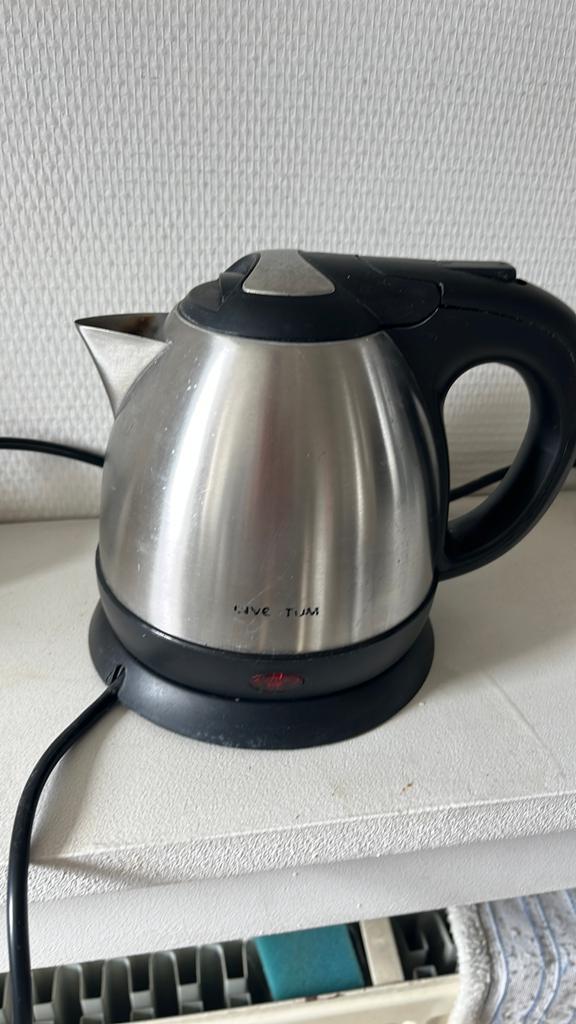 Waterkoker van Inventum, Minder dan 1 liter, Ophalen of Verzenden, Gebruikt, Rvs