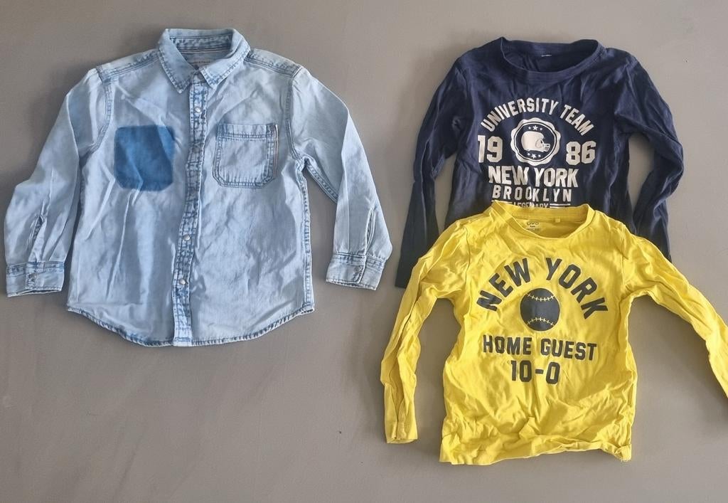 Kleding jongen maat 110 (32 stuks), Ophalen of Verzenden, Gebruikt, Maat 110
