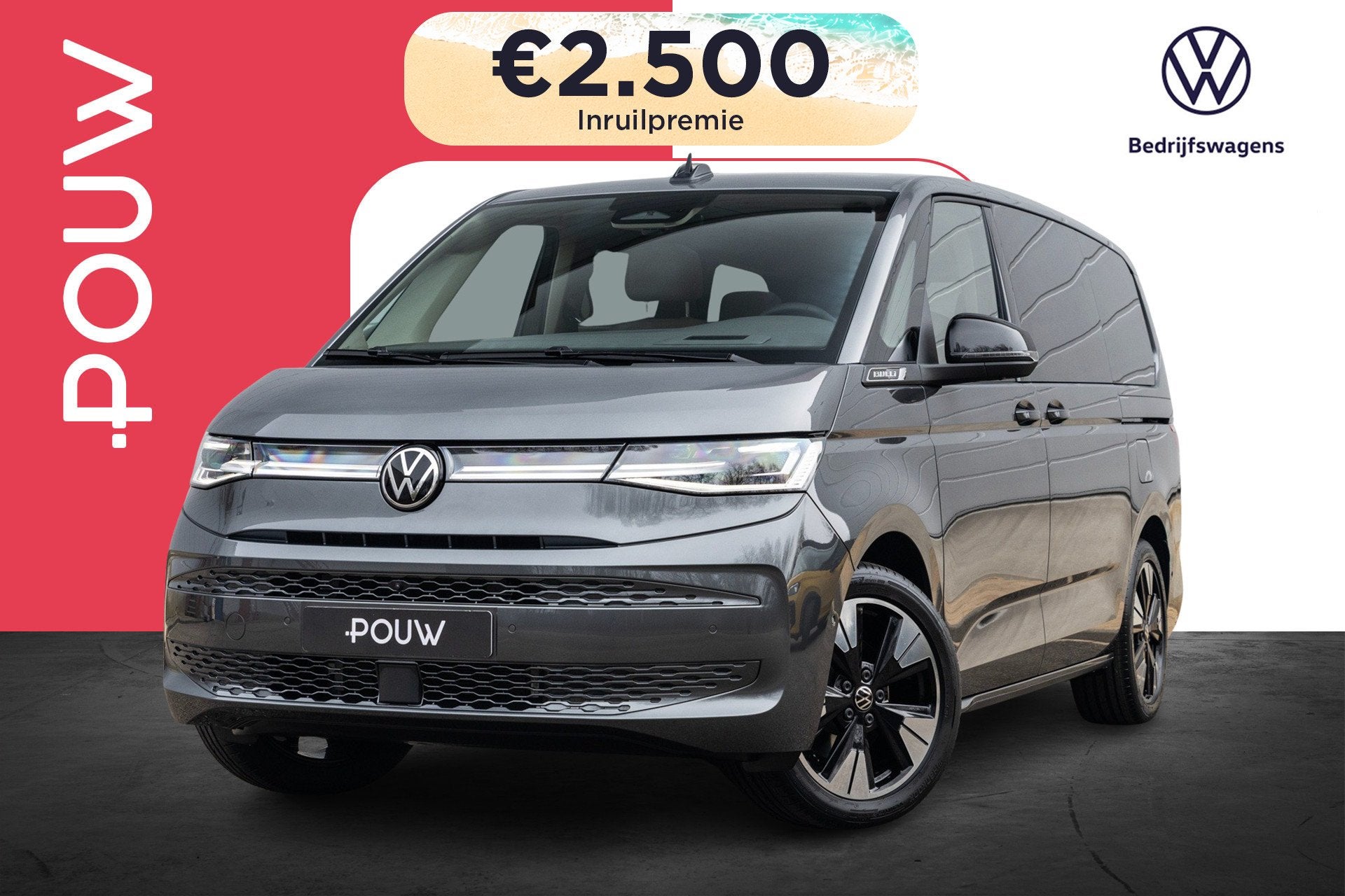 Volkswagen Multivan 1.5 eHybrid 245pk L2 Bulli Edition | Vel, Auto's, Bestelauto's, Automaat, Euro 6, 4 cilinders, 7 stoelen