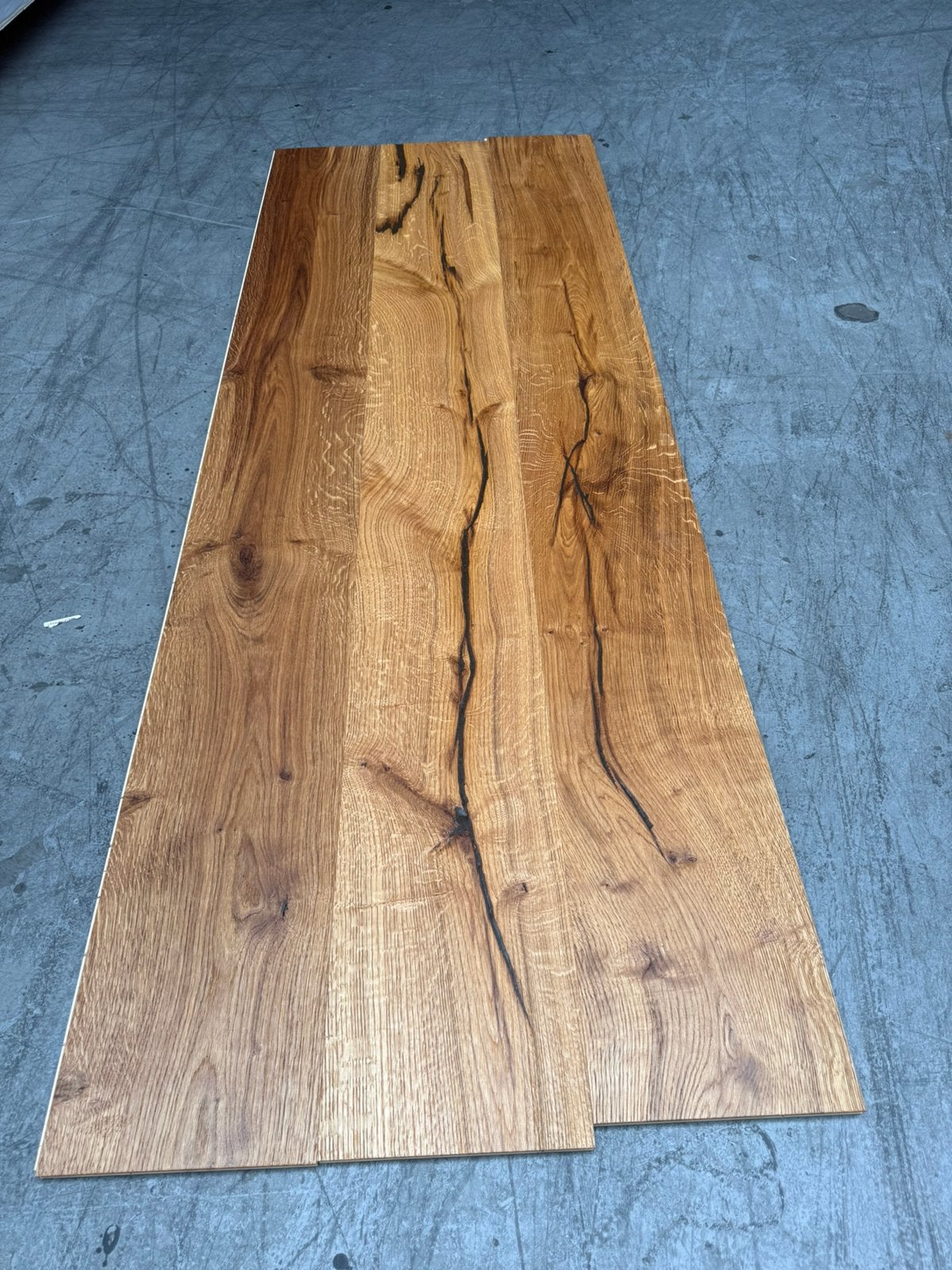 Eiken geborsteld vloer lamelparket €38,5 per m2 incl olie, Parket, Ophalen of Verzenden, Zo goed als nieuw, 10 m² of meer
