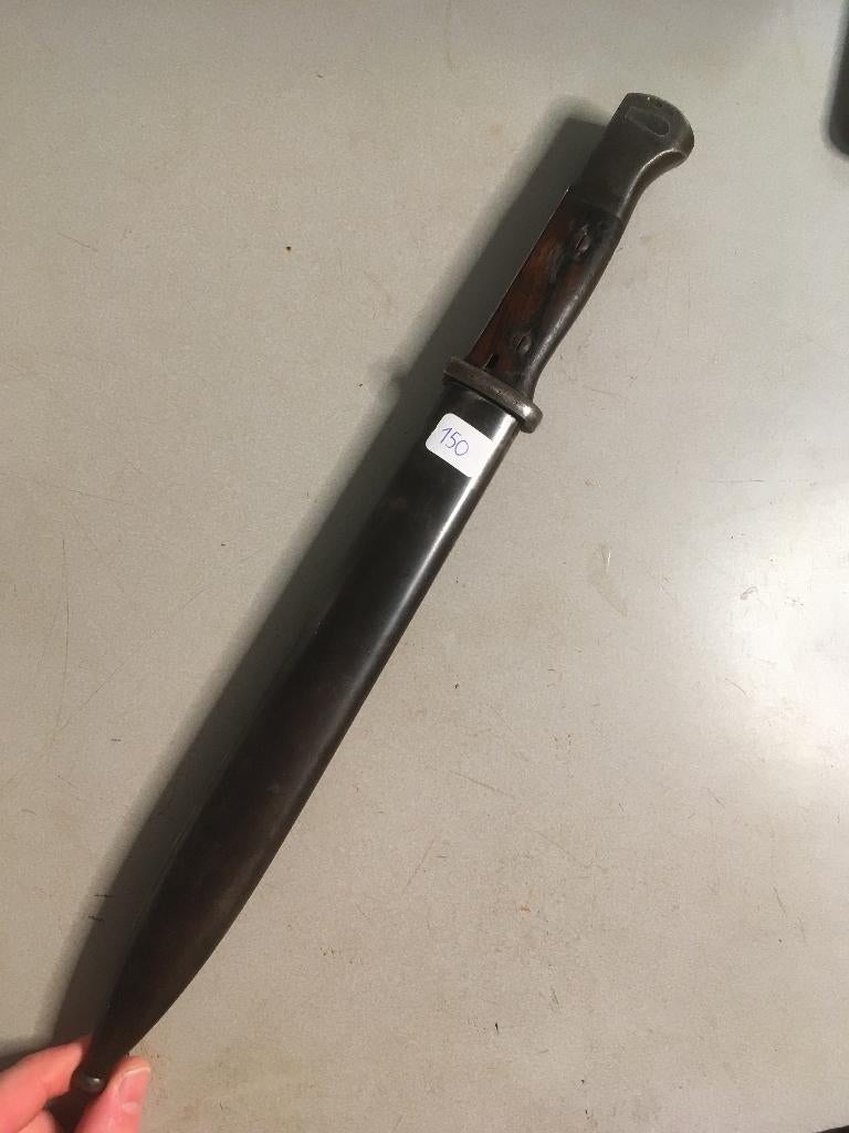 Laatoorlogse Duitse bajonet wo2 wermacht mauser kar98 98k, Ophalen, Landmacht, Duitsland, Mes of Dolk