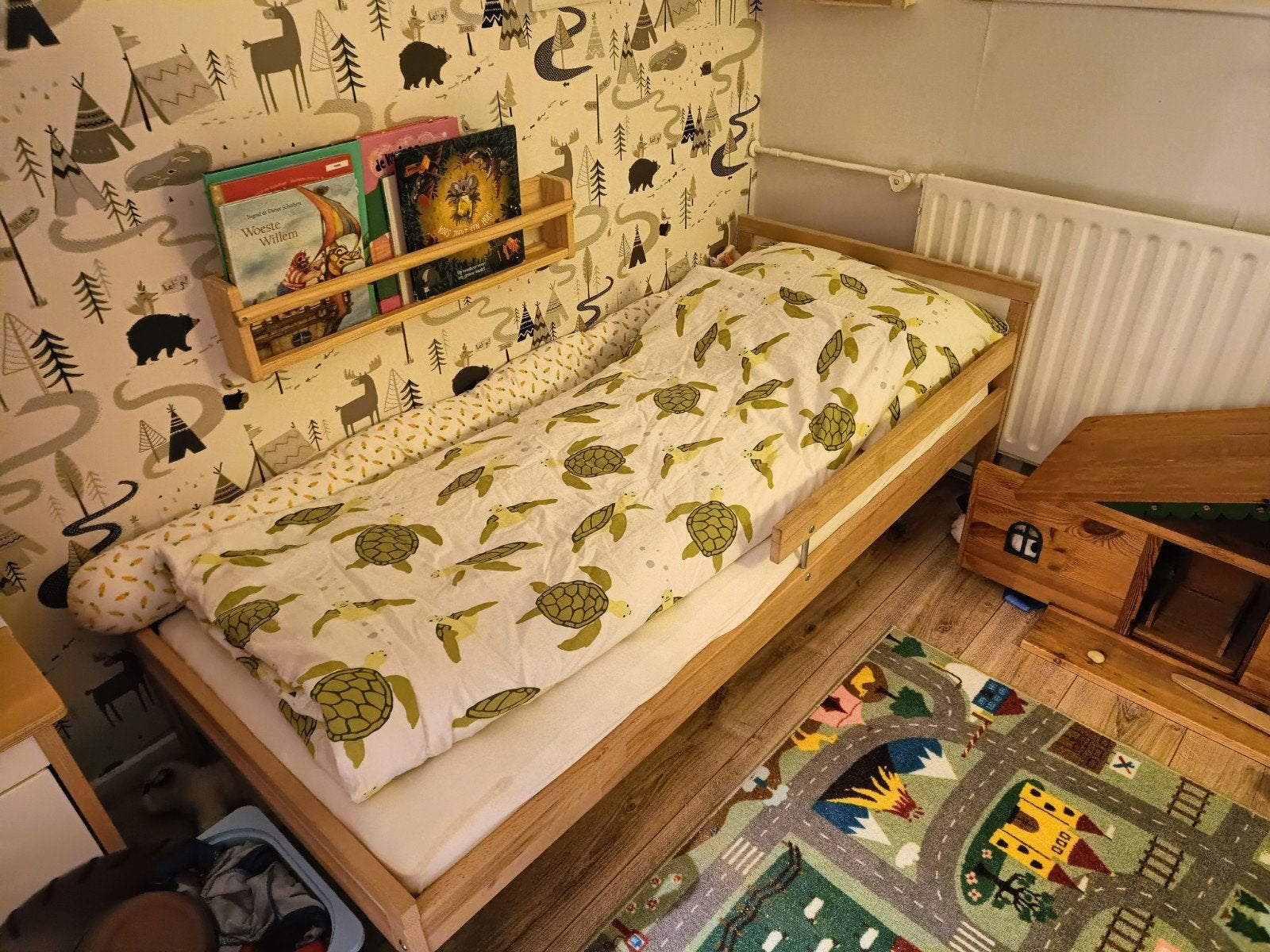Ikea Sniglar bed 70x160 - perfect voor peuter/kleuter, Huis en Inrichting, Ophalen, Gebruikt, Beige, Hout