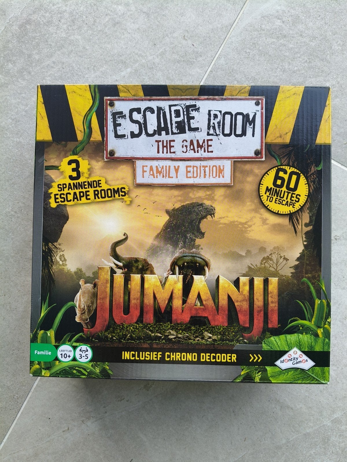 Escape Room The Game: Jumanji Family Edition, Drie of vier spelers, Ophalen of Verzenden, Nieuw, Identity Games
