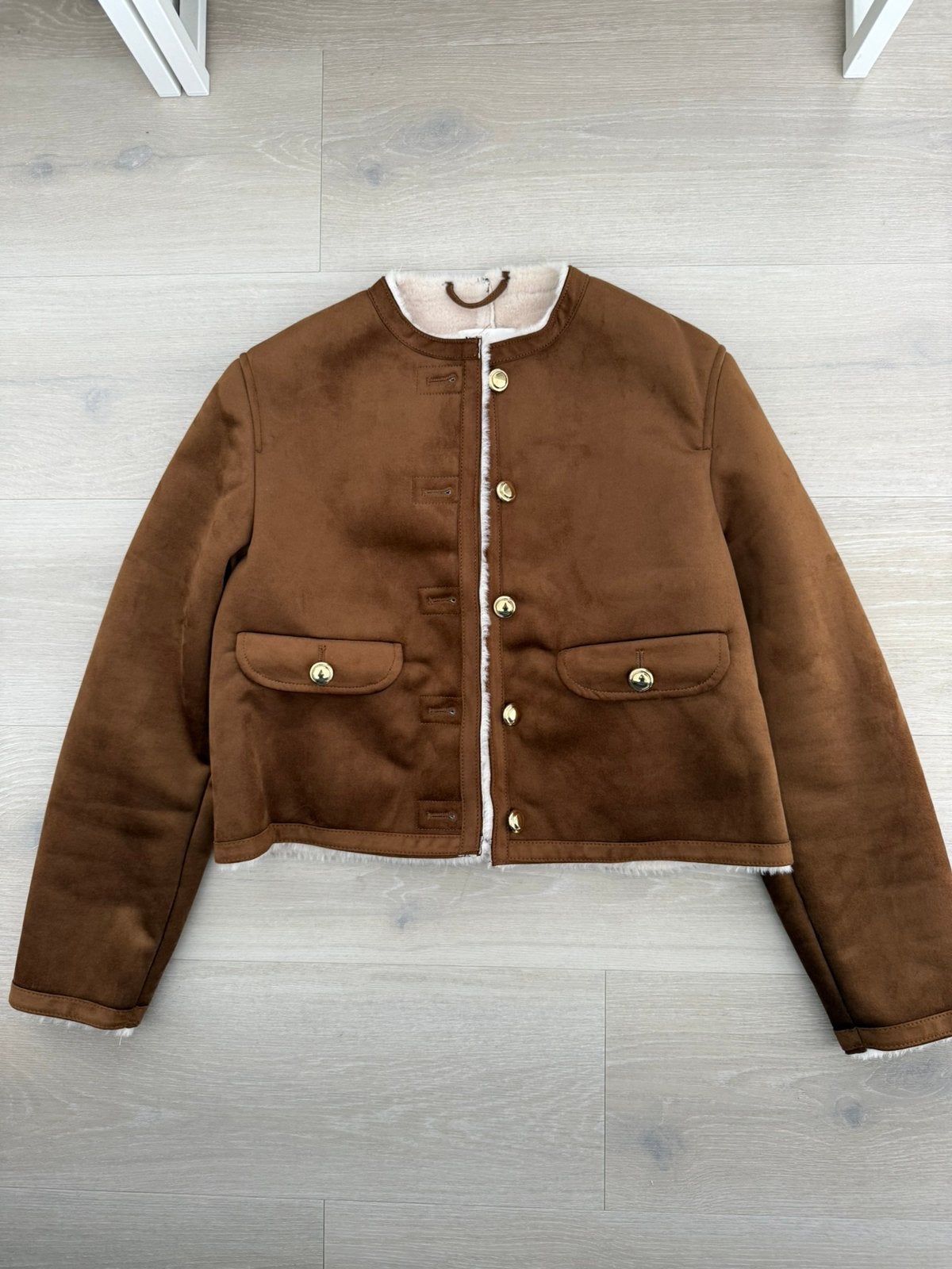 Tussenjas dames H&M maat xs, Ophalen, Nieuw, Maat 34 (XS) of kleiner, Bruin