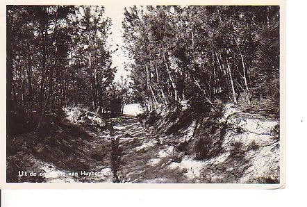 Ansichtkaart 	Huybergen	Omgeving, Verzenden, 1940 tot 1960, Gelopen, Noord-Brabant