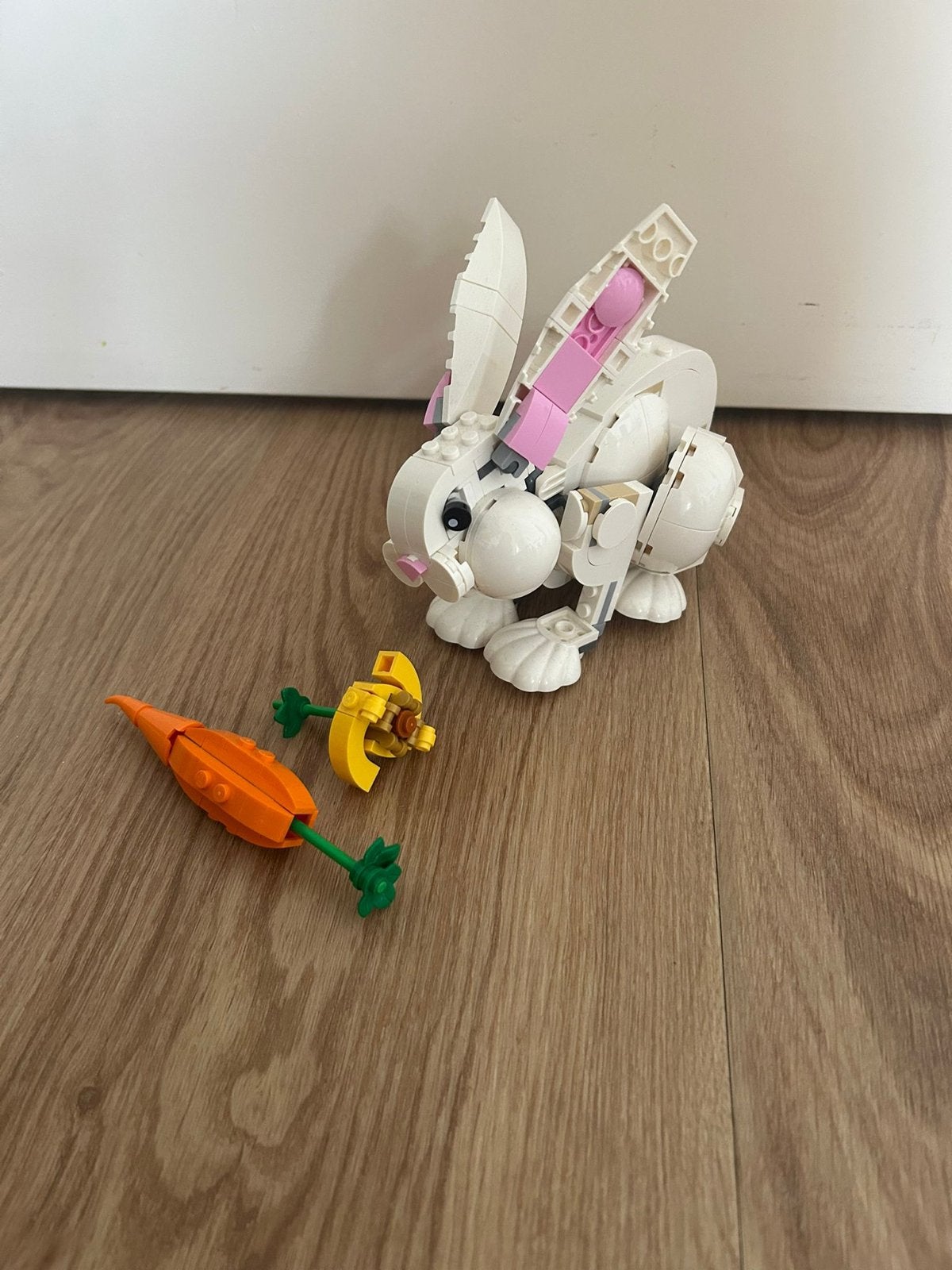 LEGO Creator 3in1 Wit Konijn (31133) - Zo goed als nieuw, Ophalen of Verzenden, Zo goed als nieuw