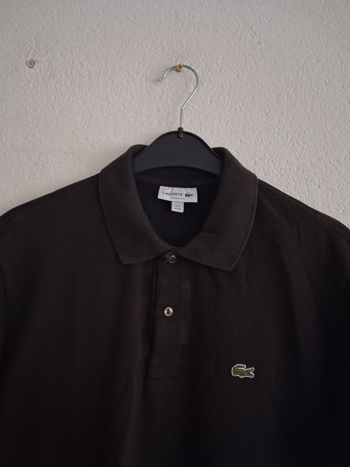 Lacoste Classic Fit Polo - Zwart - Maat XL, Kleding | Heren, Maat 56/58 (XL), Ophalen of Verzenden, Zo goed als nieuw, Lacoste