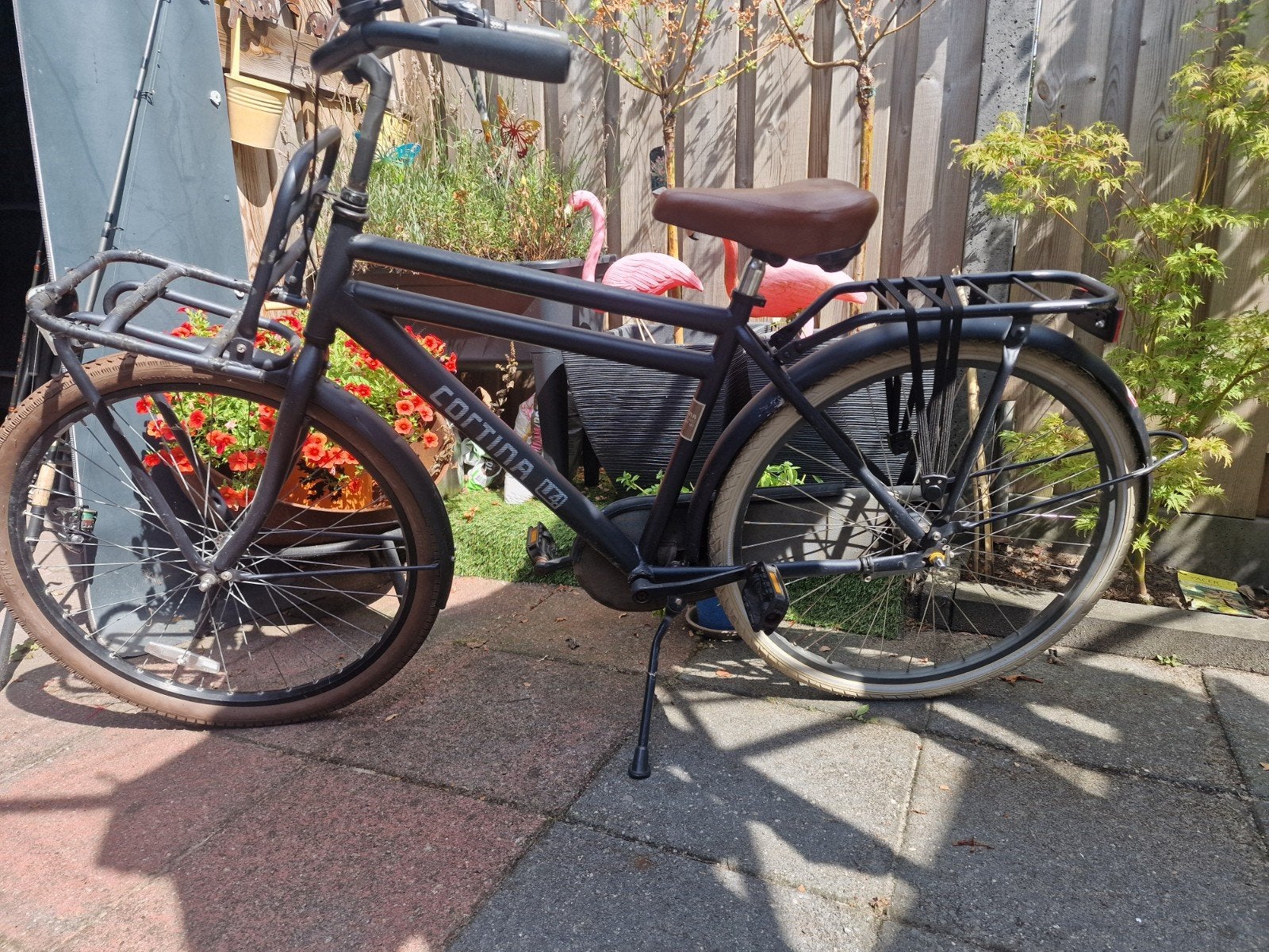 Cortina 26 inch jongens fiets met 3 versnellingen en terugtr, Fietsen en Brommers, Gebruikt, Versnellingen, Overige merken, Ophalen