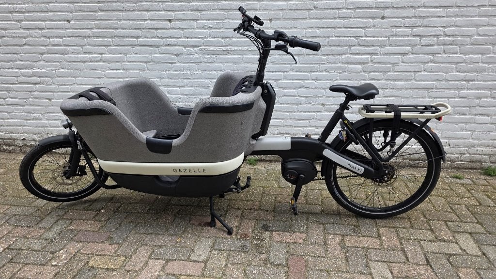Gazelle Makki Load Connect GPS weinig km, Ophalen, Gebruikt, 3 kinderen, Huif