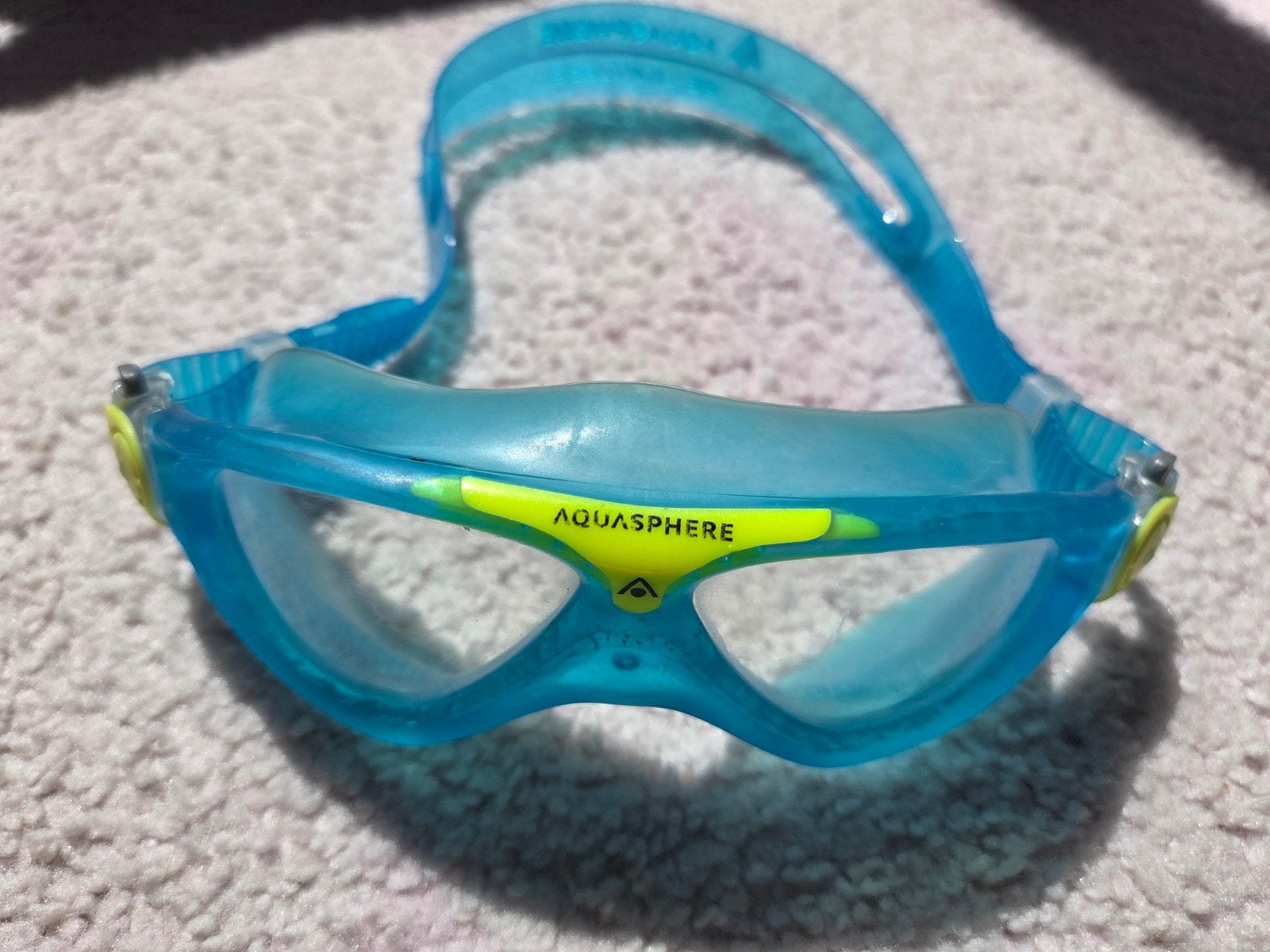 Zwembril duikbril Aquasphere Vista Junior Kind, Ophalen of Verzenden, Gebruikt, Duikbril of Snorkel