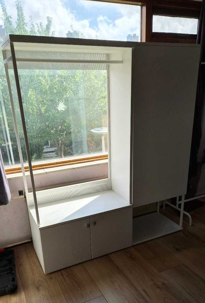 IKEA PLATSA kledingkast / opbergkast (140 cm x 160 cm), Ophalen, Overige materialen, 100 tot 150 cm, Met lade(s)