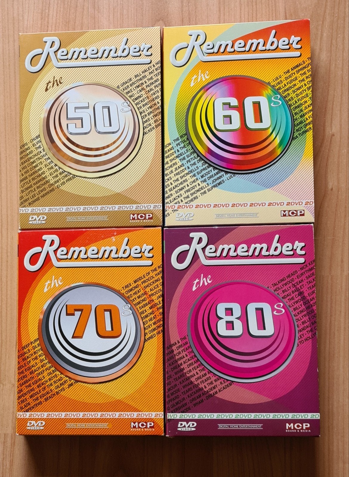 Remember the 50s, 60s, 70s, 80s DVD Boxset - Muziek, Alle leeftijden, Ophalen of Verzenden, Zo goed als nieuw