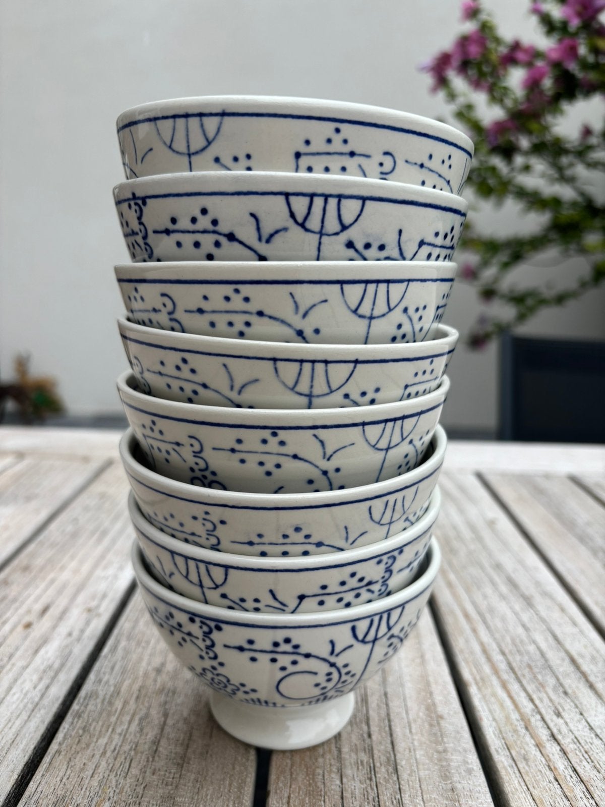 8 bolletjes Boch La louvière en Boch Keramis dec. Copenhague, Ophalen