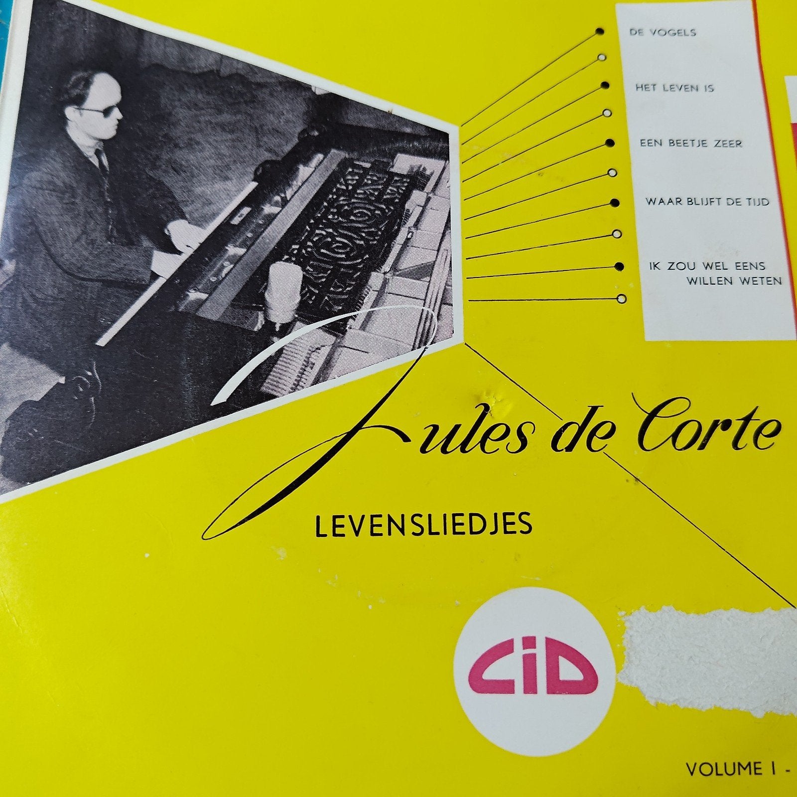 Jules de Corte - Levensliedjes Volume I LP, Ophalen of Verzenden, Gebruikt, 7 inch, EP