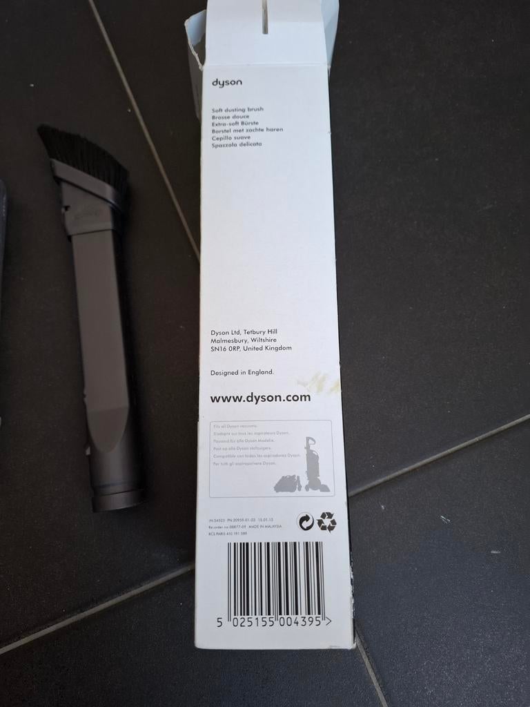 Dyson soft dusting brush – originele zachte borstel met doos, Ophalen of Verzenden, Zo goed als nieuw