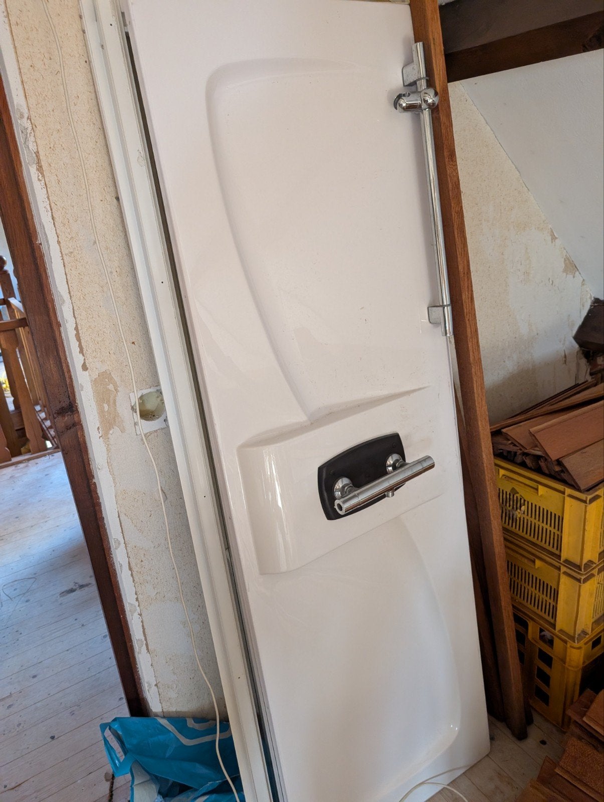 Tijdelijke nooddouche Kinedo 70x70cm met toebehoren, Doe-het-zelf en Verbouw, Ophalen, Gebruikt, Douche