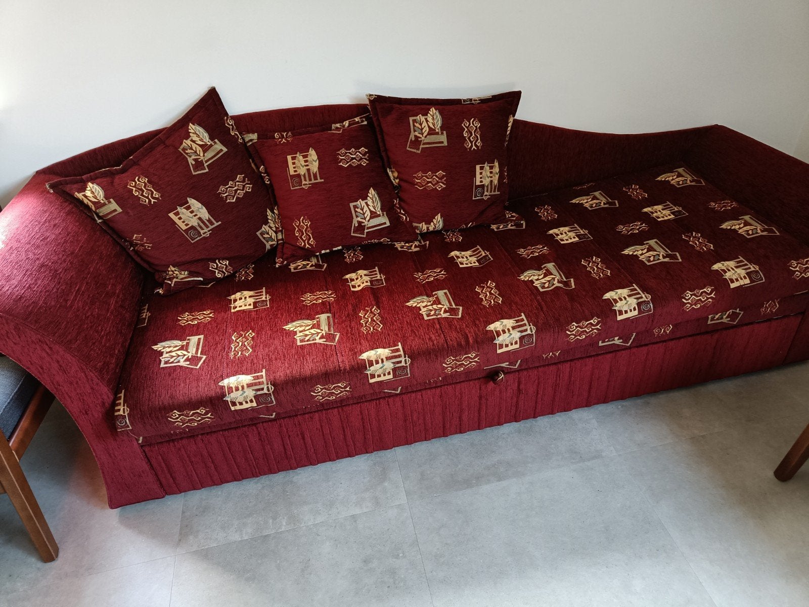 Comfortabele slaapbank met opbergruimte, Ophalen, Gebruikt, Klassiek, Praktisch, Tweepersoons