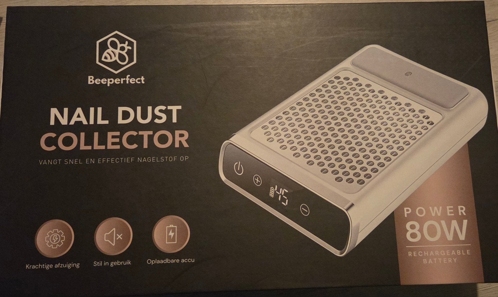 BeePerfect Nail Dust Collector. Stofafzuiger manicure., Ophalen, Zo goed als nieuw