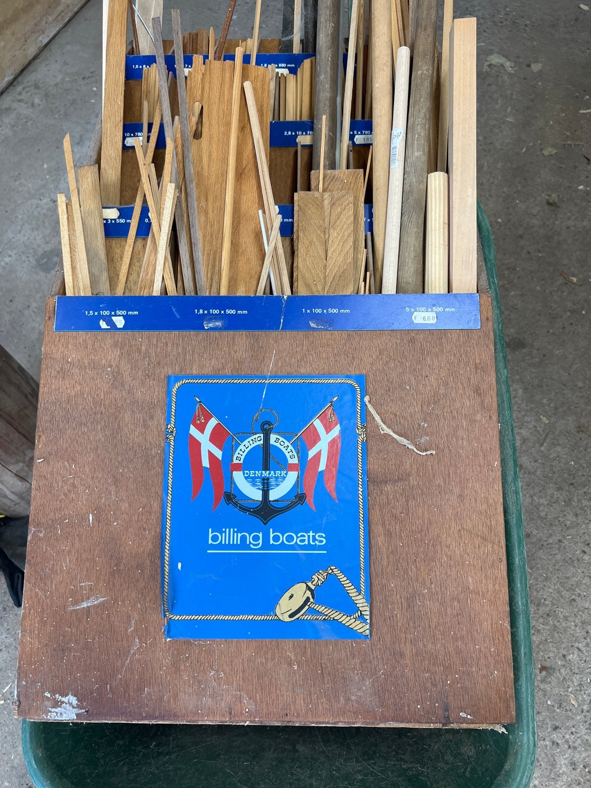 Billing Boats opberg-box Houten Latjes voor Modelbouw, Hobby en Vrije tijd, Ophalen of Verzenden, Nieuw, Groter dan 1:32, Overige merken