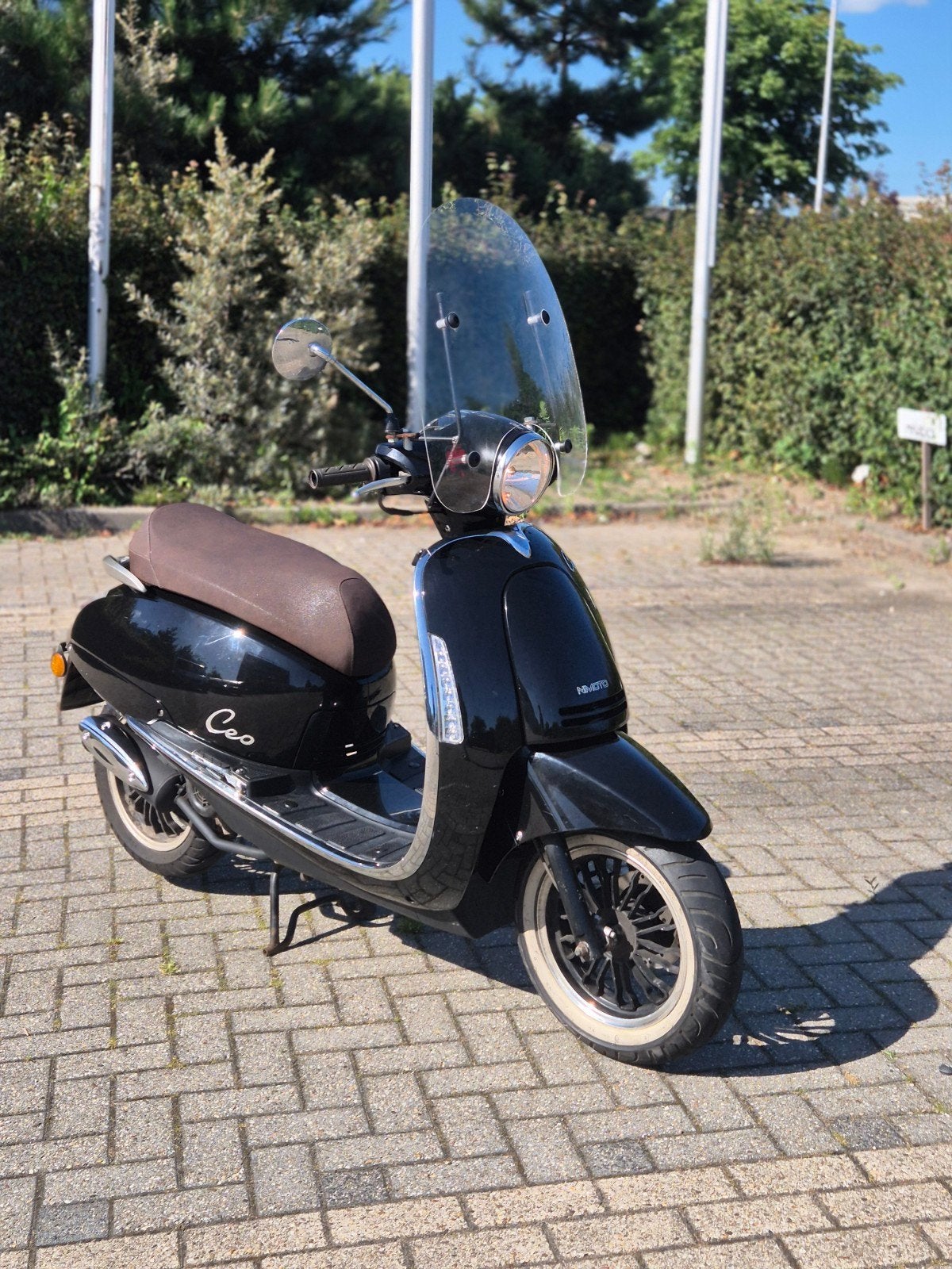 Nimoto CEO 50cc Snorfiets - Nieuwe Accu & Uitlaat, Fietsen en Brommers, Snorfietsen en Snorscooters, Zo goed als nieuw, Benzine