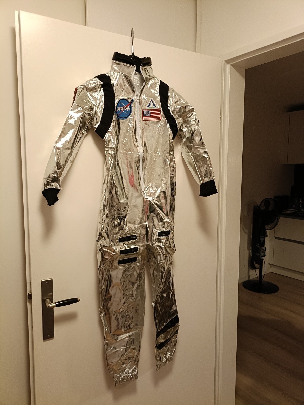 verkleedkleding/ carnavals kleding astronaut xxs kinderen, Ophalen of Verzenden, Nieuw, 146 t/m 152, Jongen of Meisje