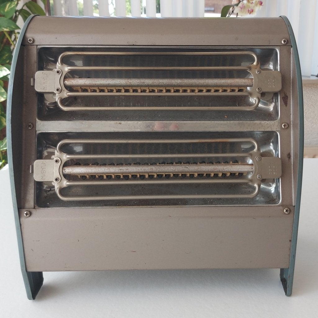 Vintage Inventum Straalkachel (Model 1029) Blikvanger, Antiek en Kunst, Ophalen of Verzenden