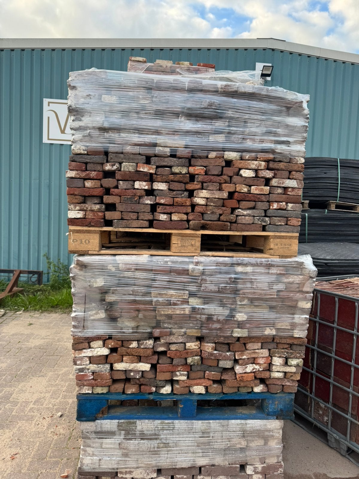 Antieke donker rode bruine harde rijntjes 2.850 stuks uniek!, Ophalen of Verzenden, Zo goed als nieuw, Bakstenen