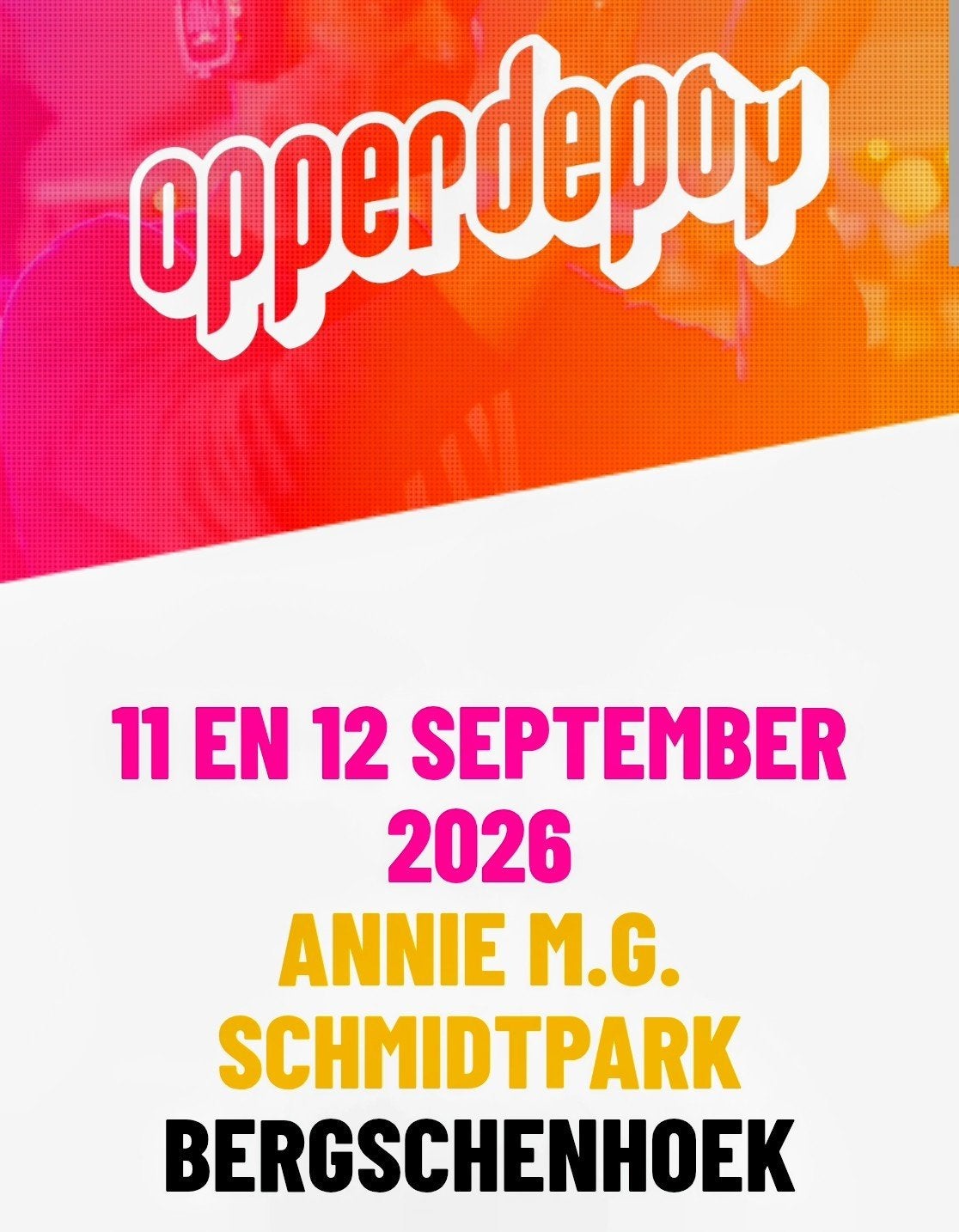 Zaterdagticket opperdepop 18+, ticket 3-12 jaar +20 muntjes, Eén persoon