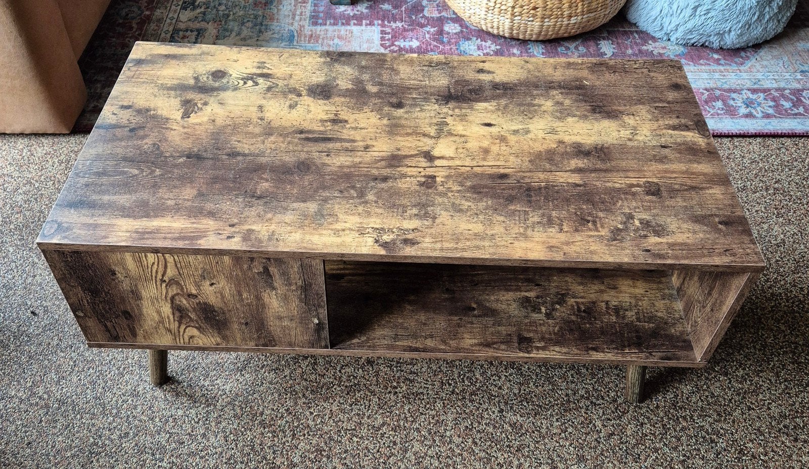 Salontafel Leen Bakker - 100x50x45 cm, Ophalen, Gebruikt, 100 tot 150 cm, 50 tot 100 cm